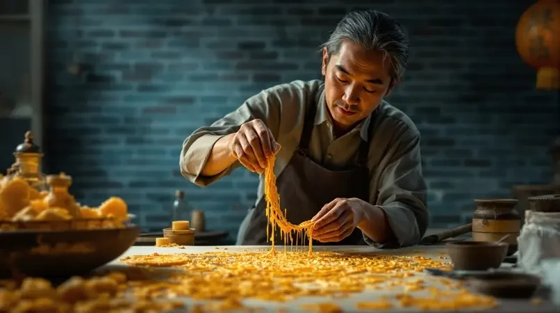 国产综合视频《非遗糖画手艺人的坚守》封面
